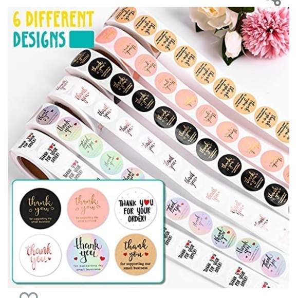 Poly Mailers 50pc Starter Pack w/Stickers - Picture 5 of 16